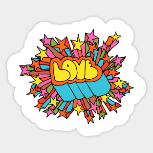 LOVE Explosion Sticker